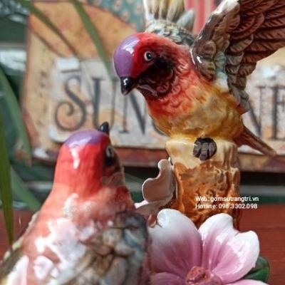 tượng chim bằng sứ, tượng sứ, tượng trung quốc,trang trí nhà cửa